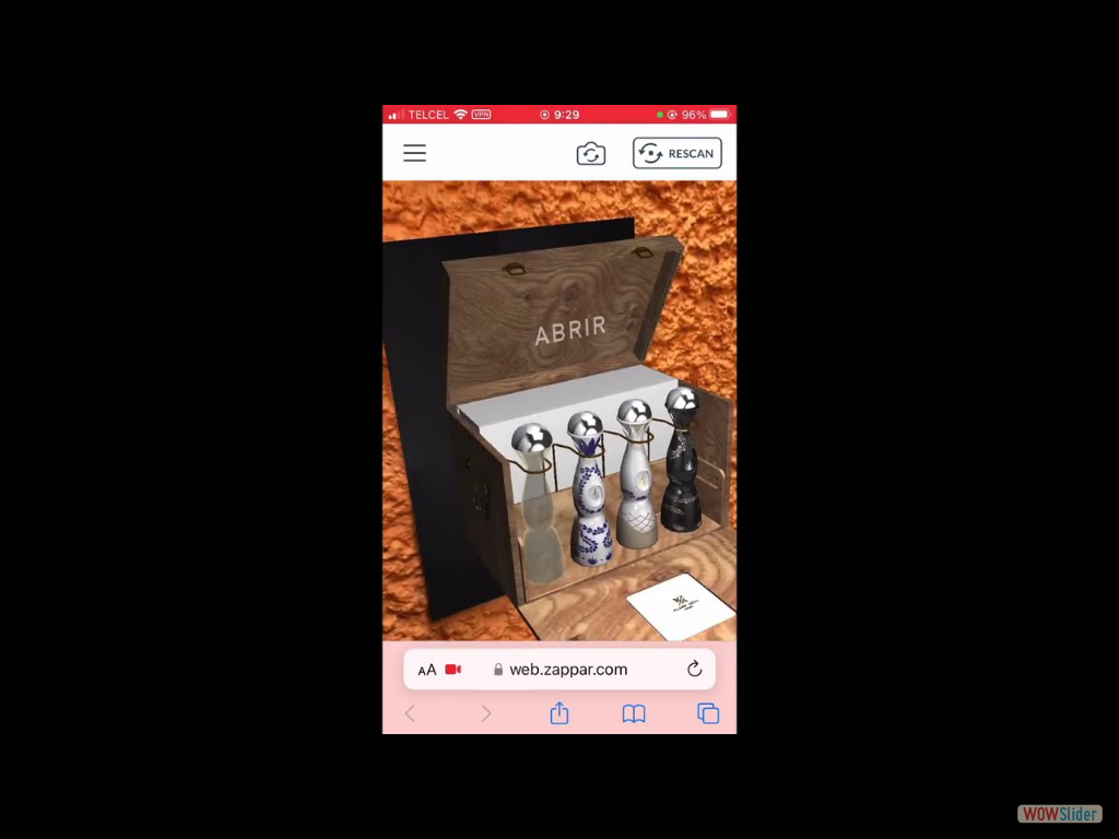Unboxing de kit de degustación para marca de tequilas