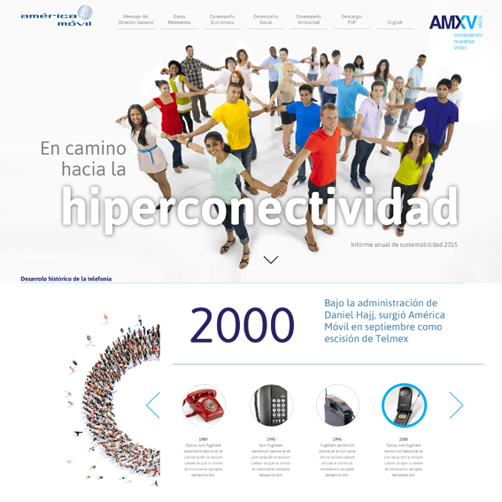 Web América Móvil